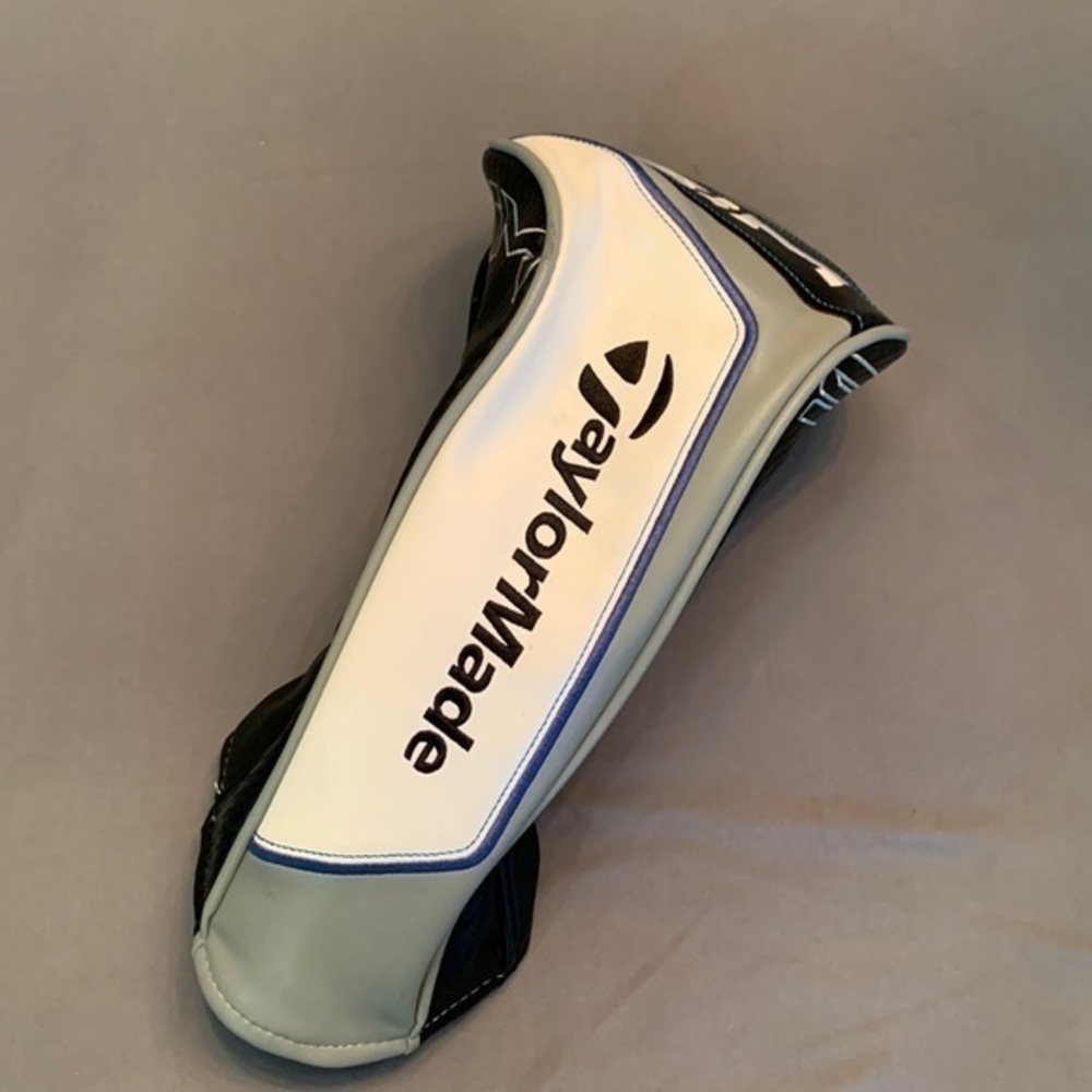 TaylorMade SIM Driver Leather Headcover - Black/Gray/Blue Pre-owned